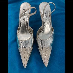 🧨5 for $25 sale🧨 J. Renee Angelina Sling Back Stilettos sz 8 1/2